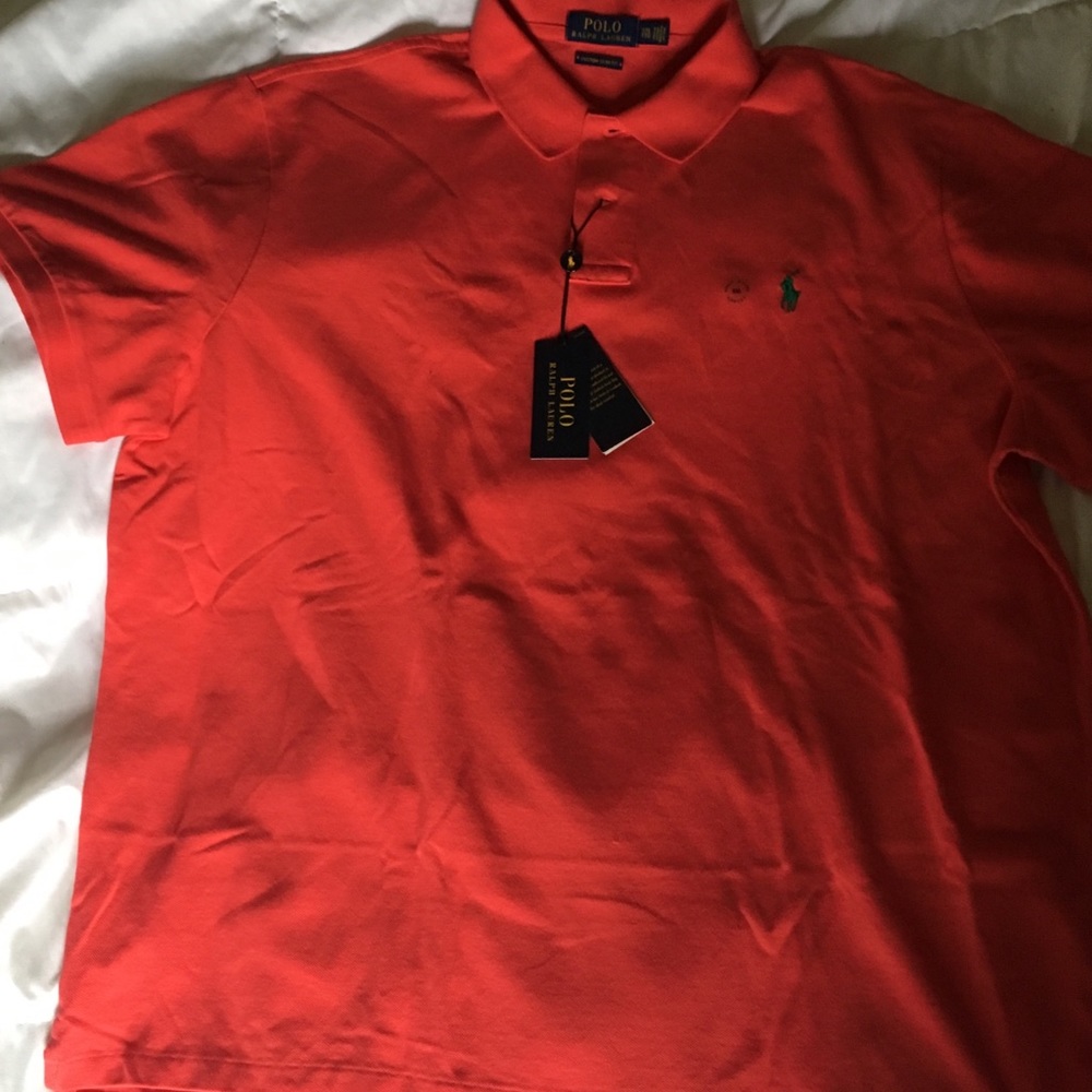 Men’s Ralph Lauren custom slim fit Spring red XXL